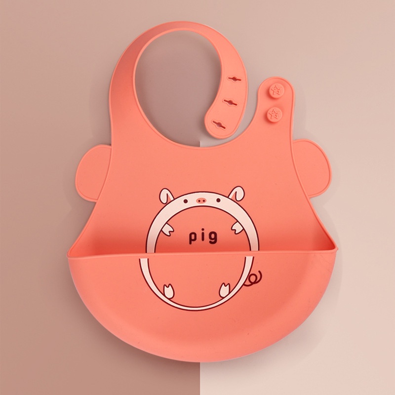 Celemek Makan Bayi/Full Silikon/Celemek Makan Bayi Tebal dan Elastis Bahan Silikon (B254)