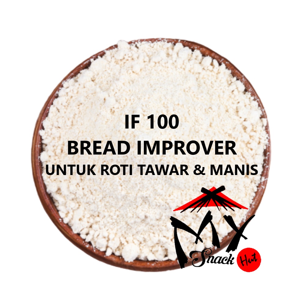 IF 100 BREAD IMPROVER 50GR - IF-100 MENINGKATKAN VOLUME ROTI PADA ROTI TAWAR DAN MANIS HALAL MUI