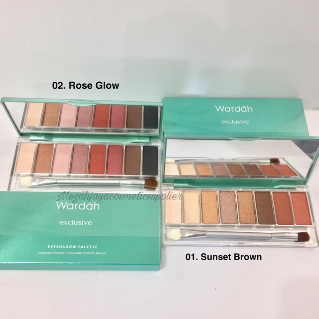 WARDAH EXCLUSIVE EYE SHADOW PALETTE 10 Gr