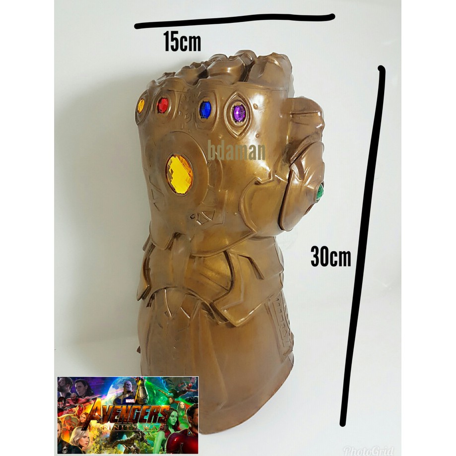 Avengers Thanos Cosplay Gloves-Mainan Sarung Tangan Thanos Original