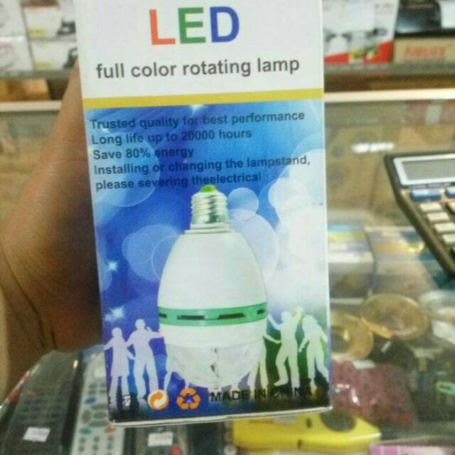  Lampu  hias  disko disco putar  warna warni rotation lamp 