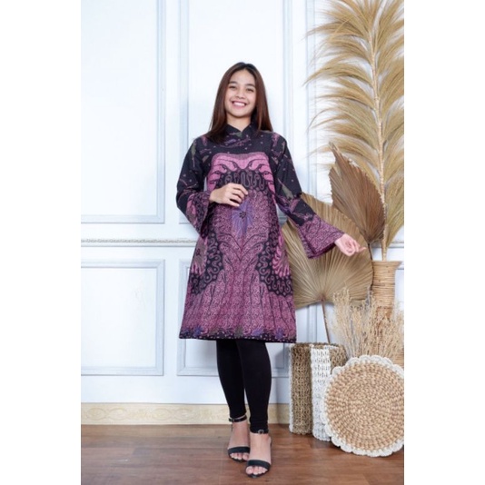 tunik batik wanita modern kemeja kerja wanita batik modern SEGORO