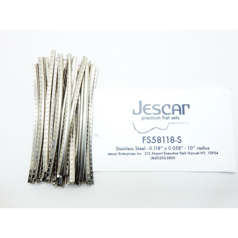 fret gitar &amp; bass jescar FS58118 super jumbo original fretwire