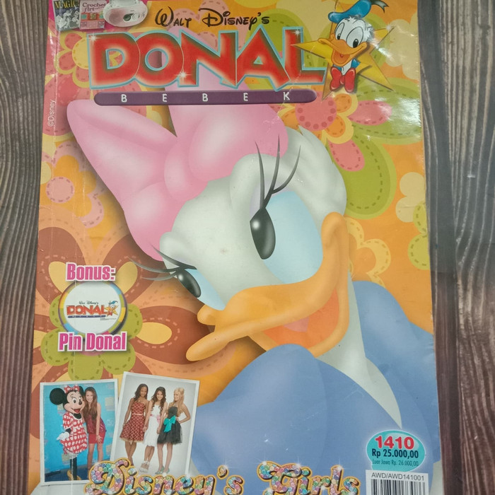 album majalah Donal bebek edisi Disney's girls no 1410