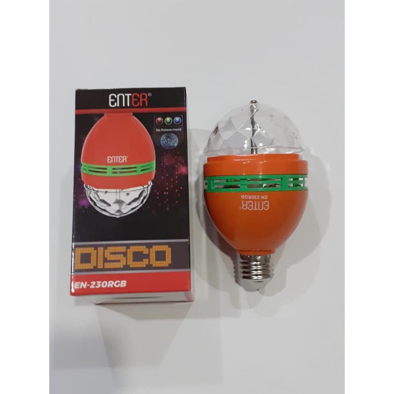 LAMPU DISCO PUTAR LAMPU LED DISCO EN-230RGB