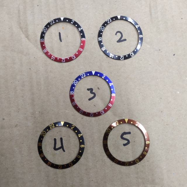 INSERT BEZEL JAM TANGAN ROLEX GMT AFTER MARKET