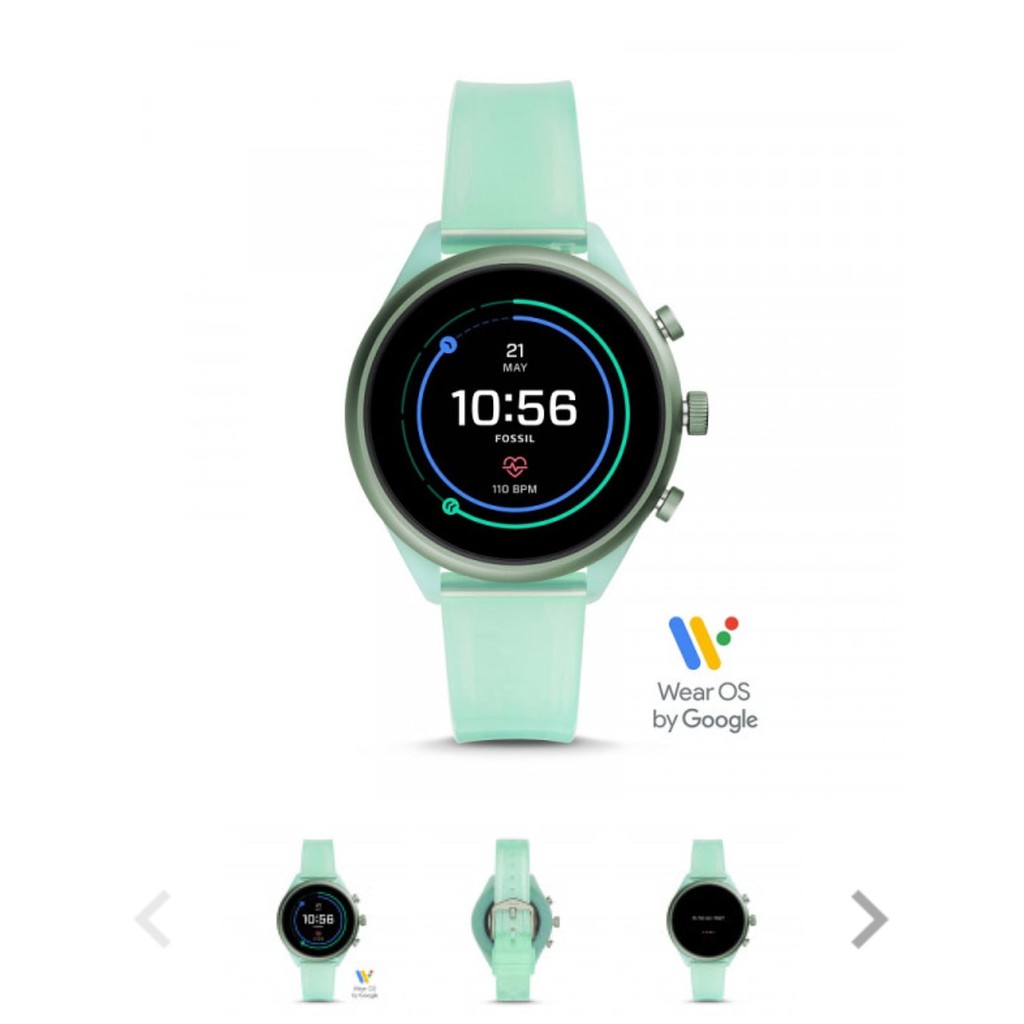 Fossil Gen 4 Sport Smartwatch 41Mm Mint Silicone - FTW6057