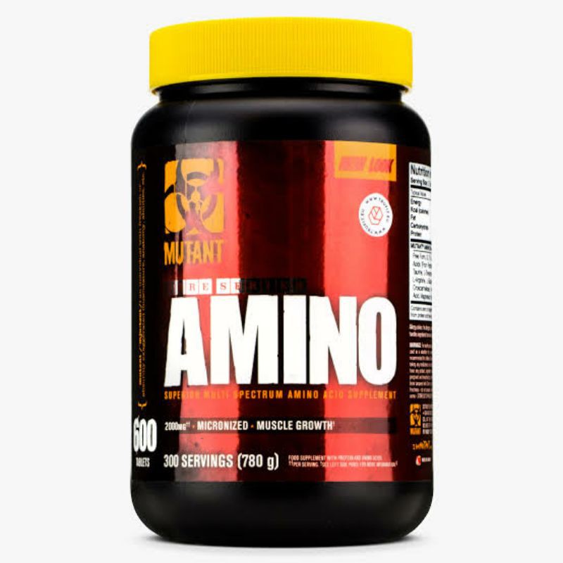 MUTANT AMINO 600 TABLET TABS SUPLEMEN KESEHATAN GYM MAKANAN PHP AMINO ISOLATE PROTEIN CONCENTRATE