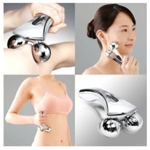 3D SILVER Massager Pengencang Wajah Body Skin Care Pijat Kesehatan ***TOP