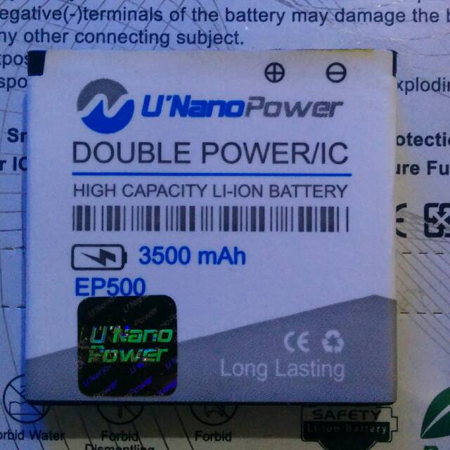 Baterai Sony Ericsson EP500 Double Power