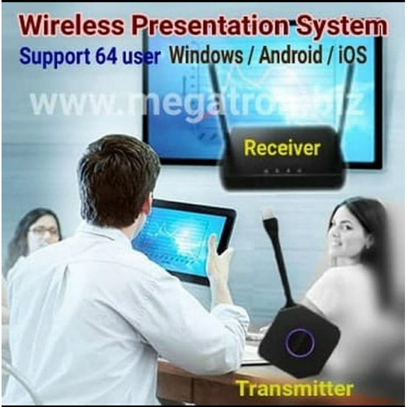 Wireless Presentation System (WPS) - Transmitter Receiver - $upport Windows / Android / iOS