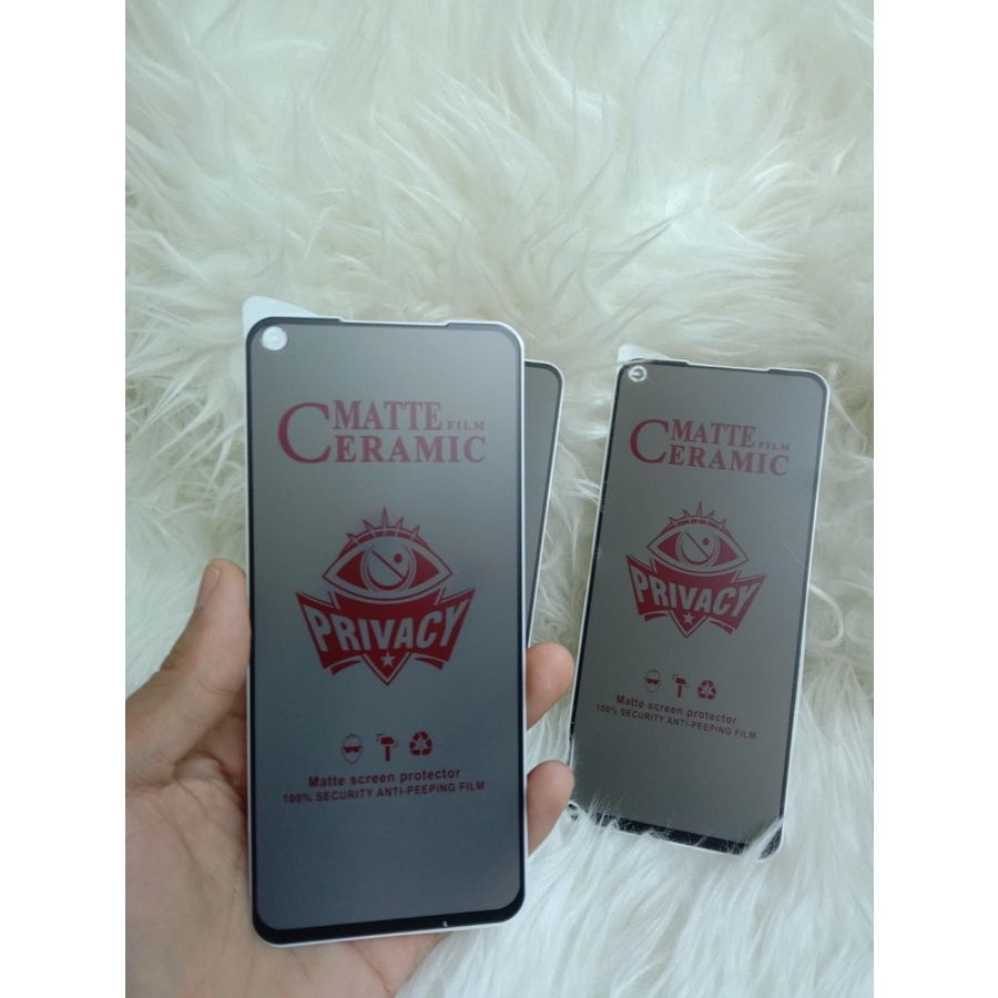 OPPO RENO 6 4G RENO 6 5G RENO 5F RENO 5 RENO 5 5G ANTI GORES CERAMIC LENTUR SPY CERAMIC ANTI PECAH SCREEN GUARD PELINDUNG LAYAR BUKAN KACA TEMPRED