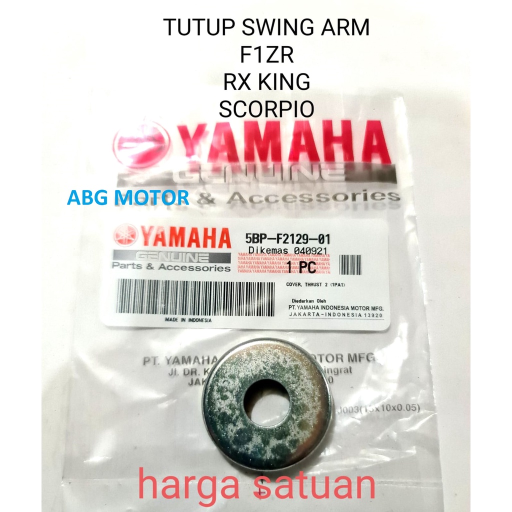 RING TUTUP COVER BOS BOSH AS SWING ARM LENGAN AYUN F1ZR RX KING SCORPIO ORIGINAL