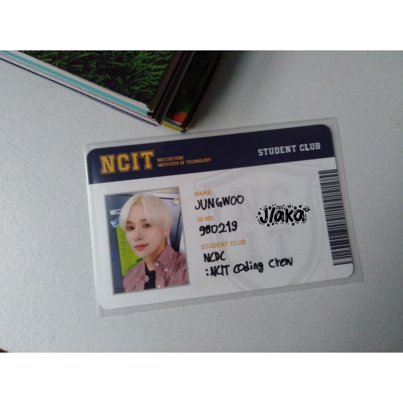 id card/ student card ncit photopack jungwoo