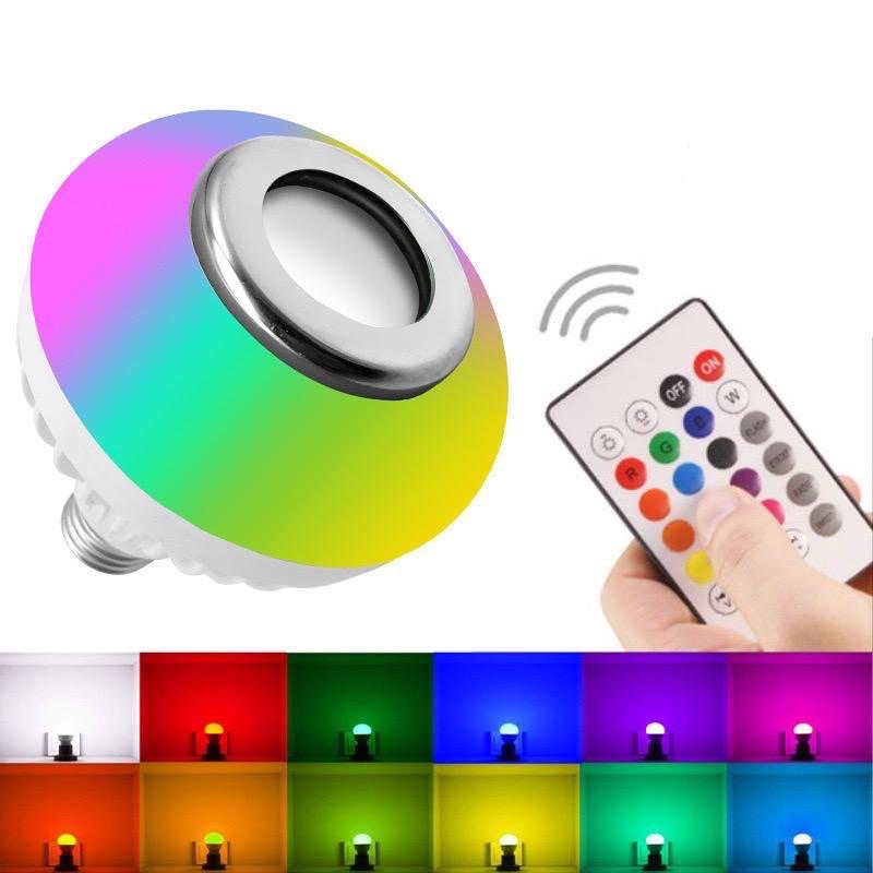 Bohlam Speaker Bluetooth 2in1 Wireless Lampu Music Led RGB + Remote Control Promo Sen