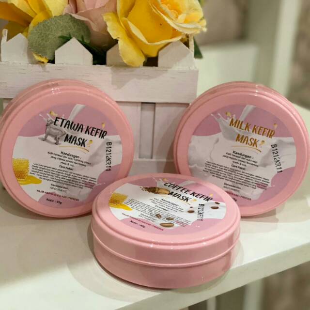 MASKER KEFIR SR12 / MASKER KEFIR ETAWA / MASKER KEFIR COFFEE / MASKER KEFIR MILK