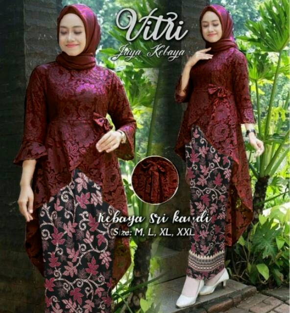 XC - Stelan Vitri Batik / Stelan Fashion Muslim / Stelan Cewek Terbaru