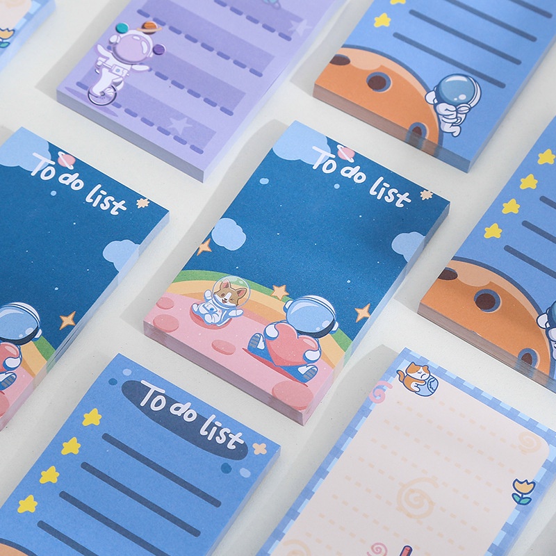 [kstuffind] 60 lembar korean sticky note / memopad karakter lucu