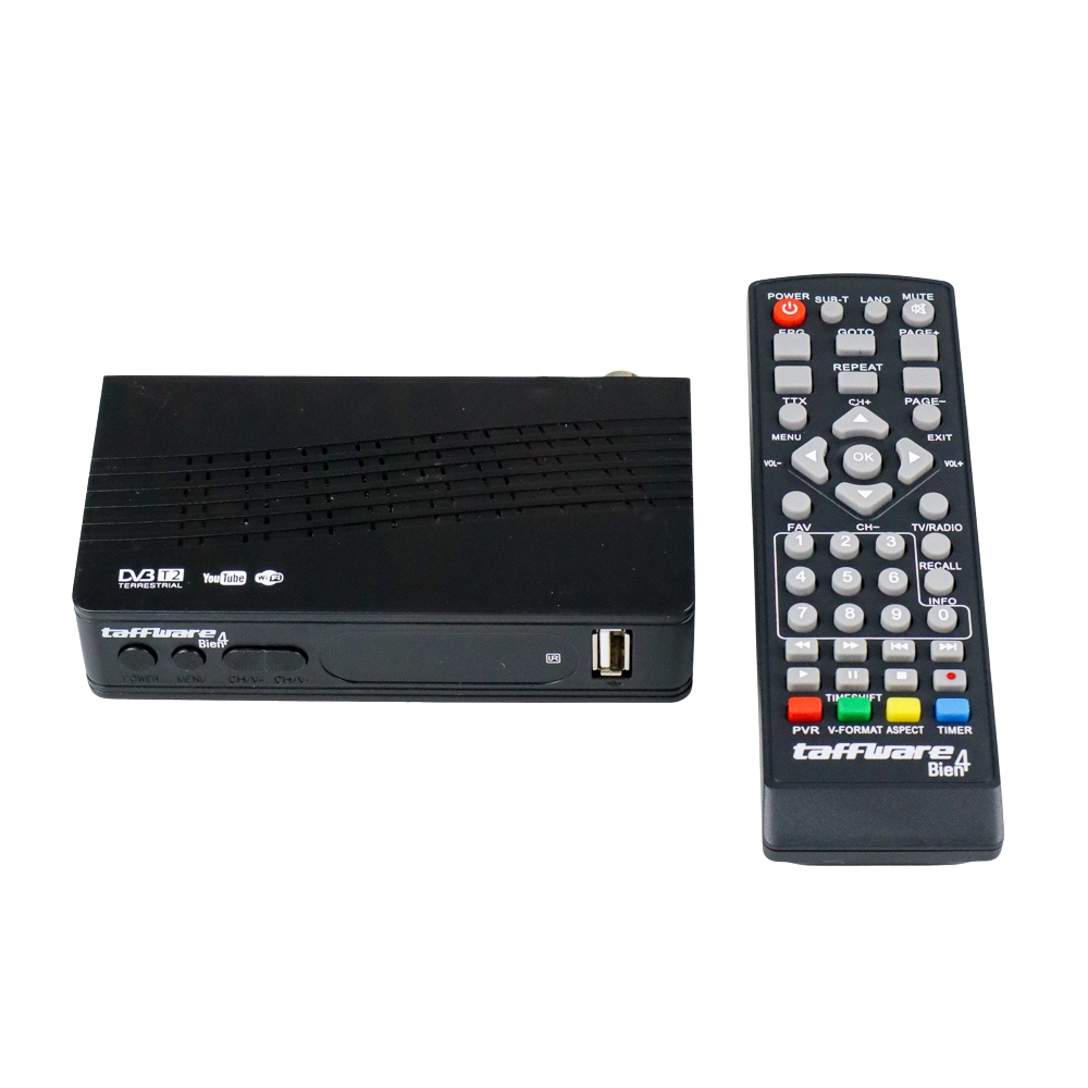 Taffware Bien4 Digital Satellite TV Tuner Box H.264 1080P DVB-T2