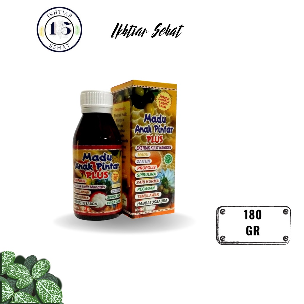 MADU ANAK CERDAS MADU ANAK PINTAR 180 GRAM