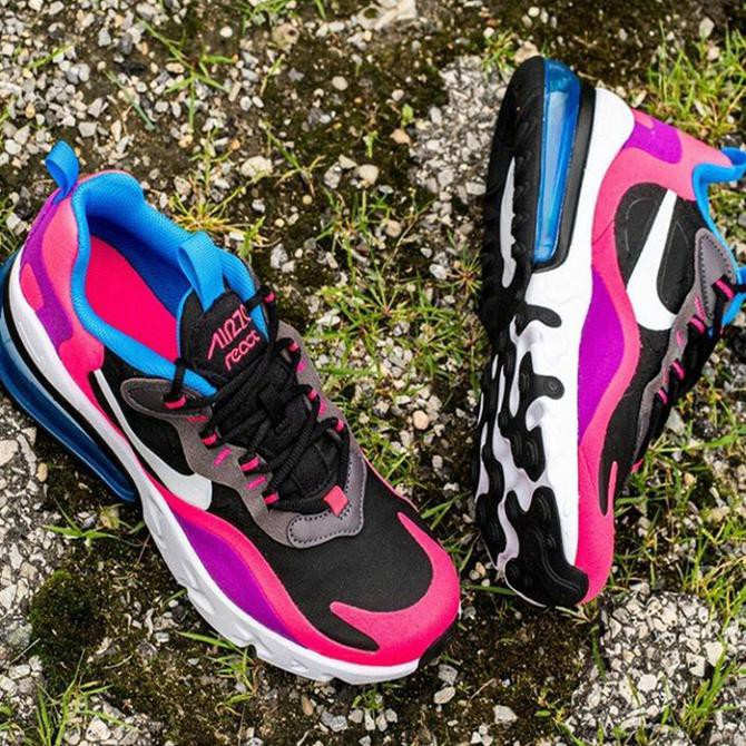 Kualitas Terbaik Sepatu Nike Air Max 270 React Hyper Pink Multicolor - Premium Import MURAH