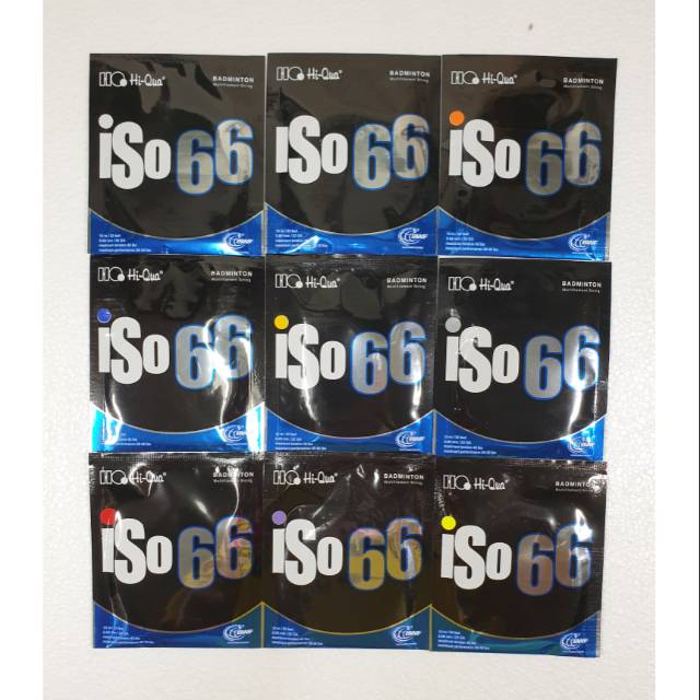 Senar Badminton Hiqua Iso66 / Iso 66