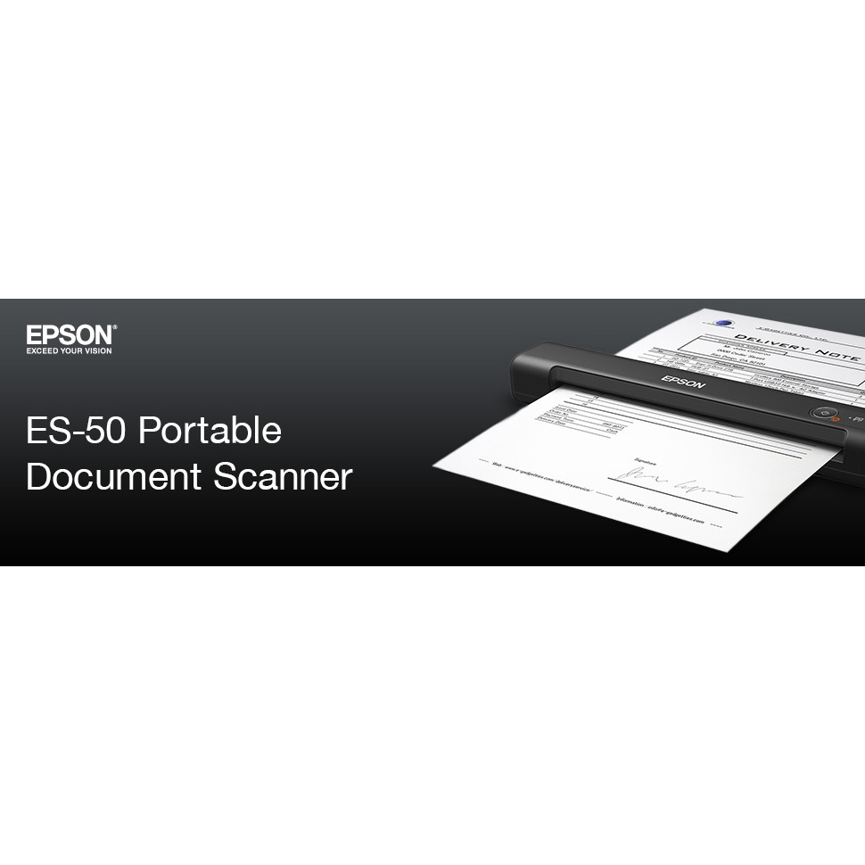 SCANNER PORTABLE EPSON WORKFORCE ES-50 ES50 GARANSI RESMI EPSON