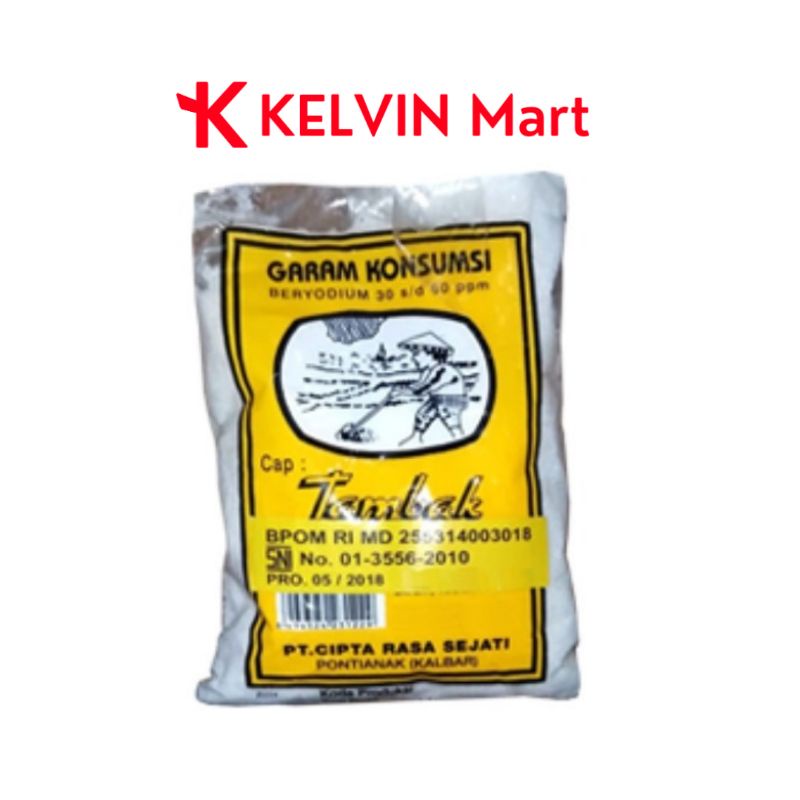 

Garam Cap Tambak Garam Beryodium Pcs 150g | Kelvin Mart