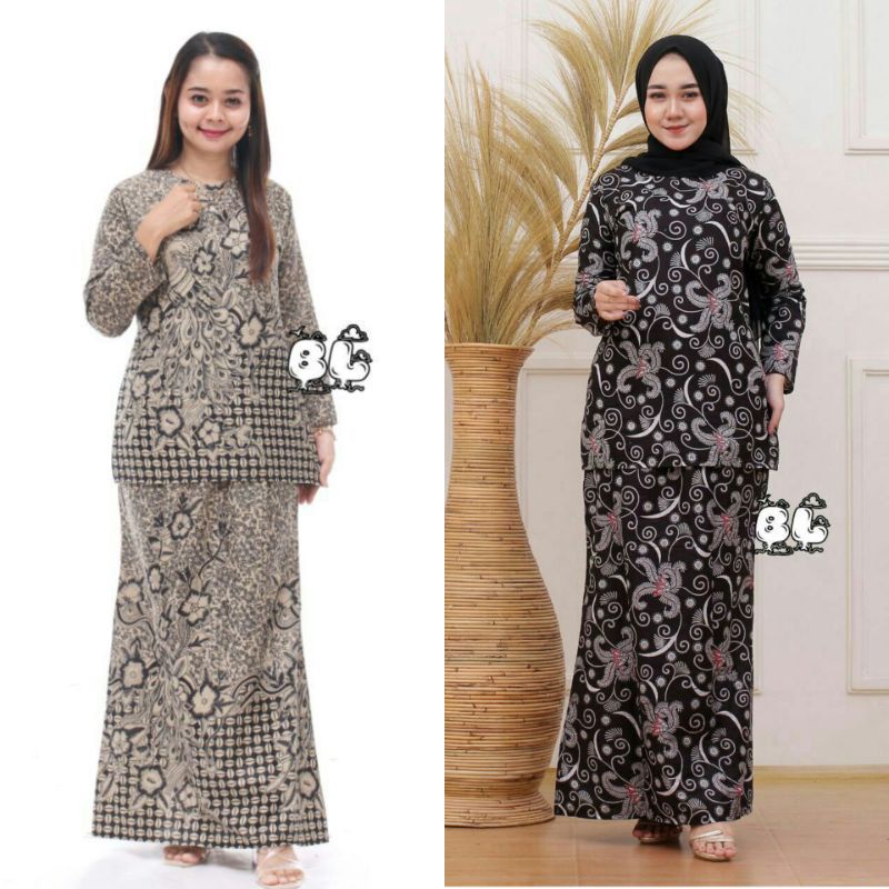 ROK DAN BLUS SETELAN LENGKAP BATIK RNB ORIGINAL MODERN SIZE M L XL
