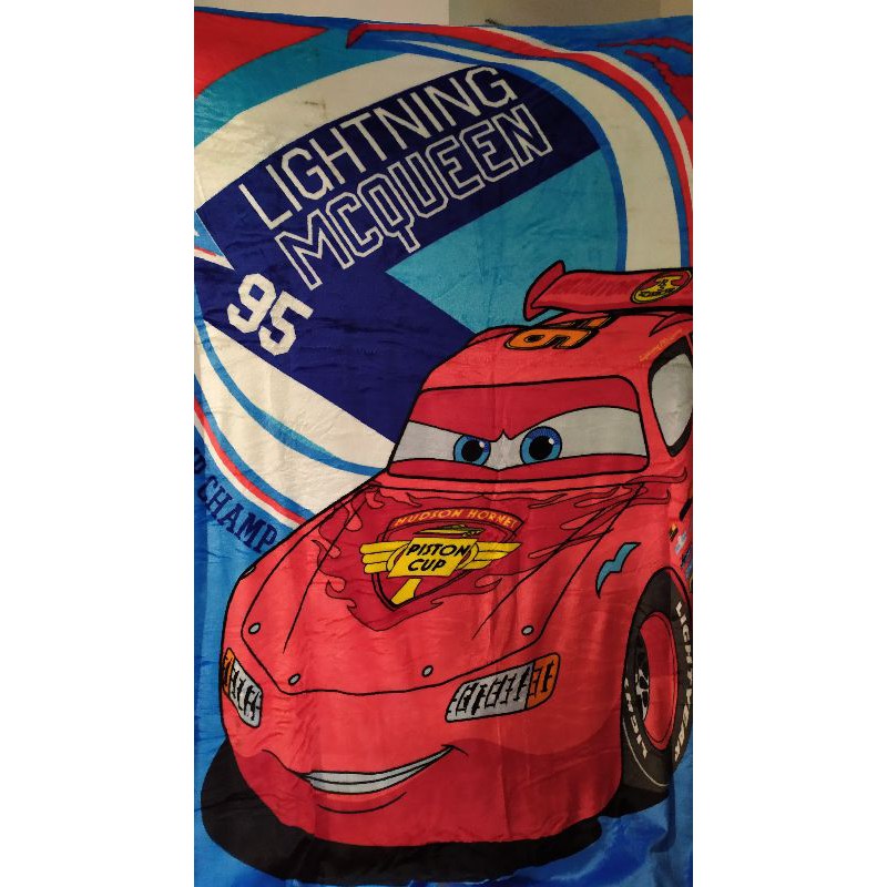 Selimut internal ori motif cars/selimut karakter anak