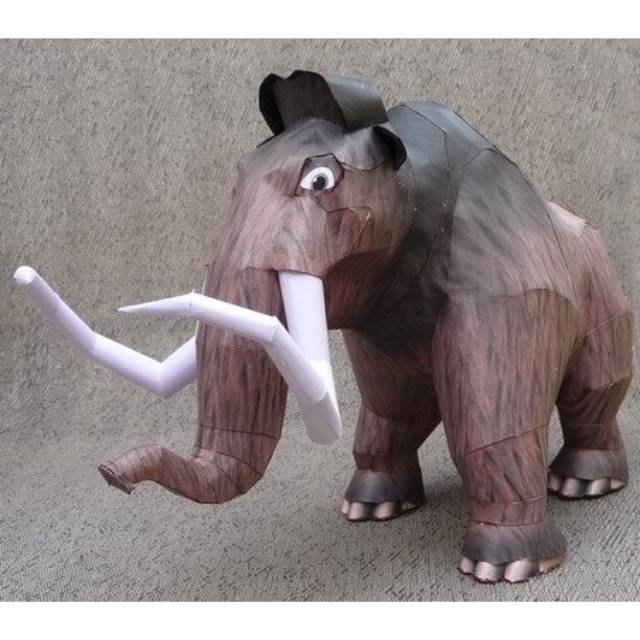 Ice age Manny mammoth papercraft
