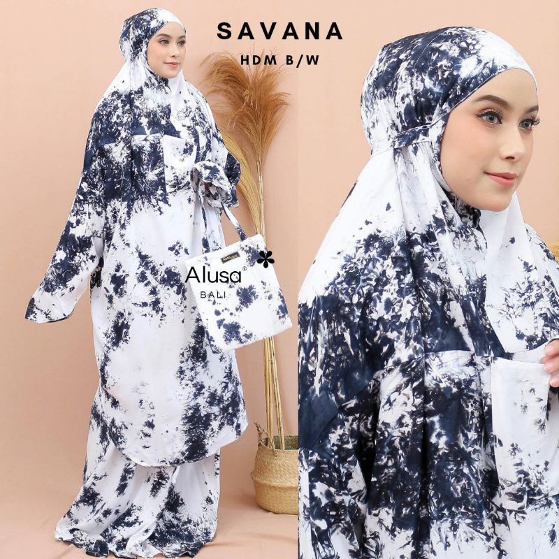 MUKENA HDM SAVANA BERLENGAN ORIGINAL BY ALUSA BALI