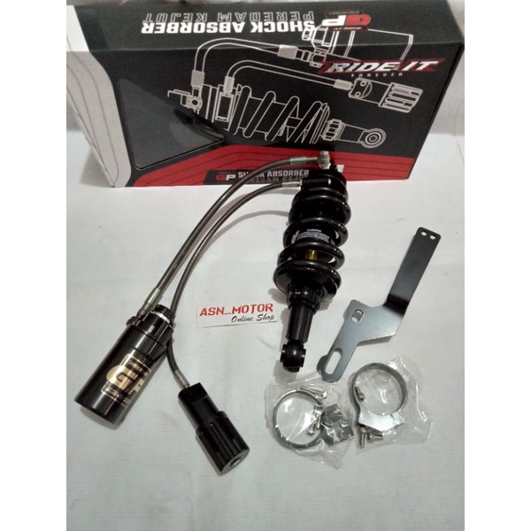 Monoshok Tabung Pisah Ride it GP 104  Satria Fu 3 klik Fungsi Ride it GP 104 Original