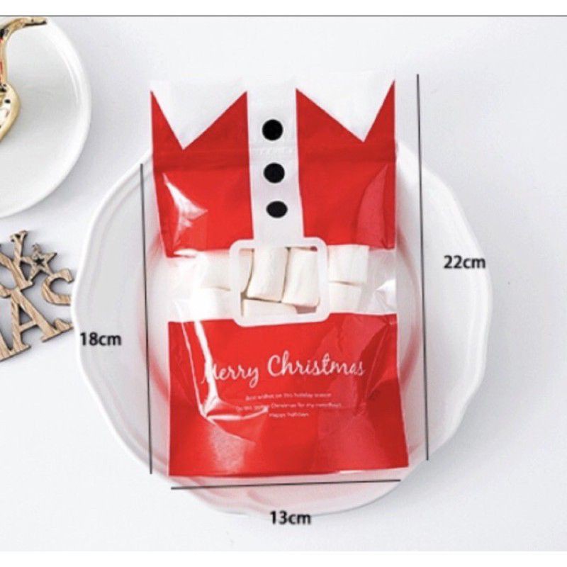 Ziplock bag christmas / standing pouch natal