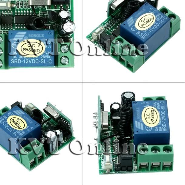 ➮ Wireless Relay 1CH 12V + Remote ←