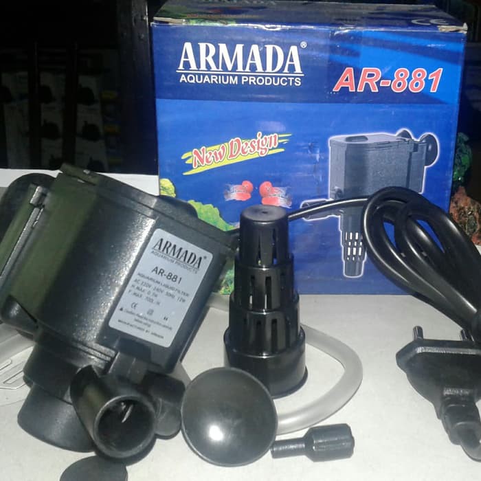 Pompa Celup Aquarium Akuarium Armada AR 881 AR881