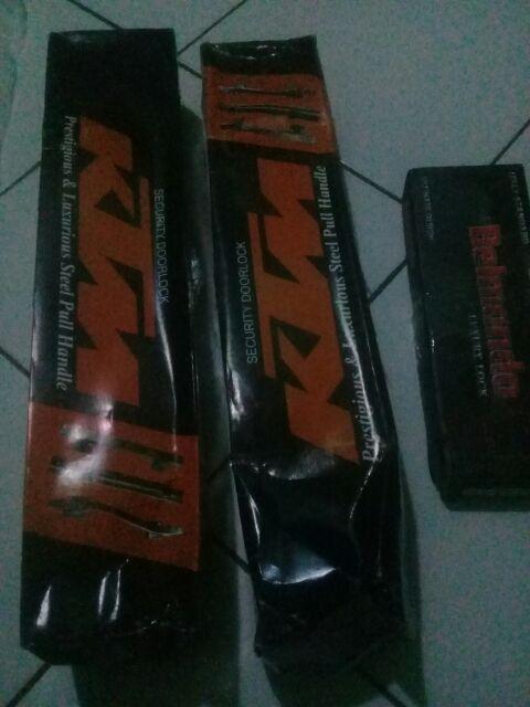 Handle Pintu Stainless 42cm 2set+kunci