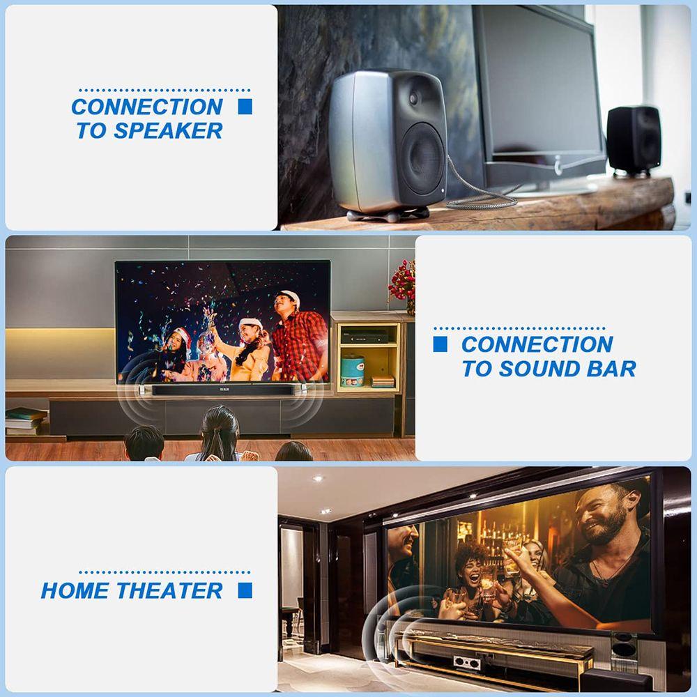 Kabel Audio Coaxial TOP 1m 3m 5m OD 6.0 Digital Premium Male to Male