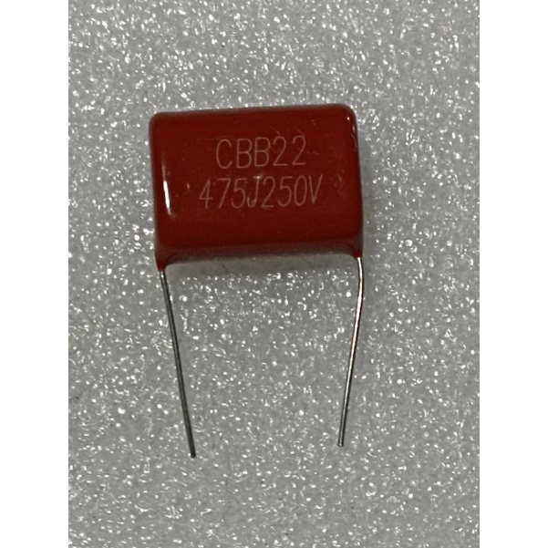 KAPASITOR MILAR 475J 250V CBB22 CAPASITOR MYLAR 475 J 250 VOLT