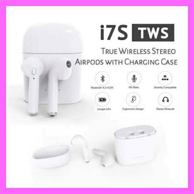 I7S tws original headset bloototh tanpa kabel