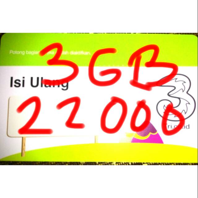 tri 3gb voucher data