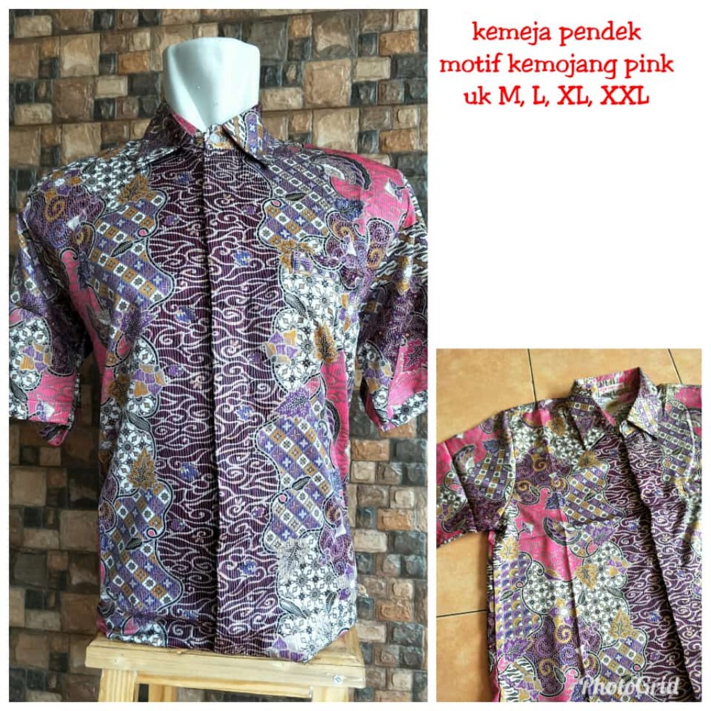 KEMEJA BATIK PRIA KEMOJANG DUSTY