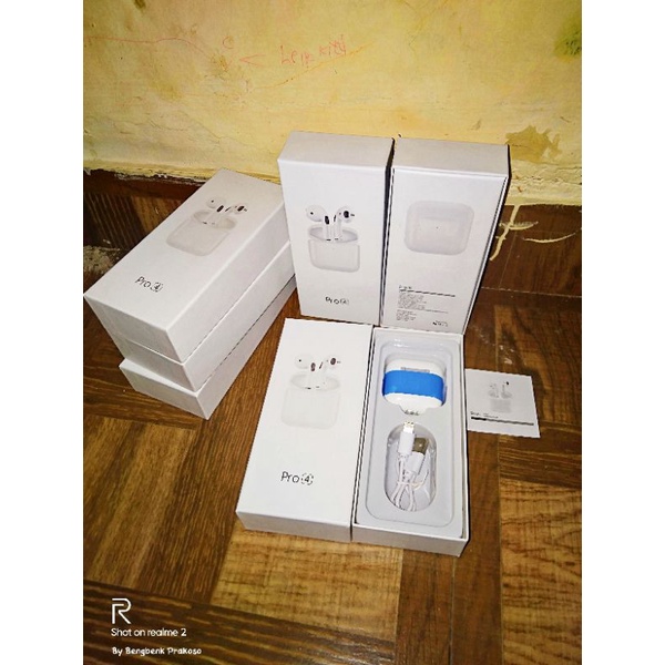 headset bluetooth TWS Pro 4