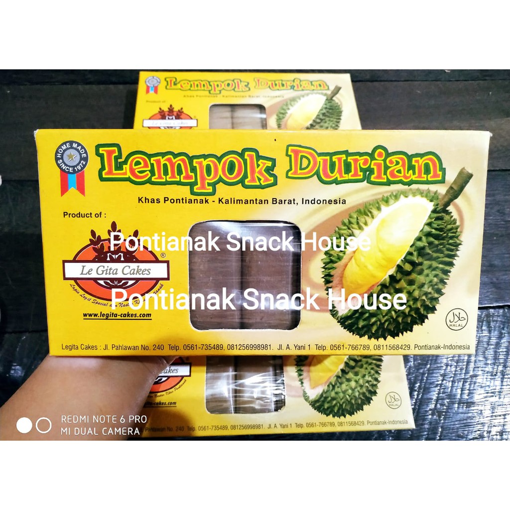 Lempok Durian Legita Cakes Khas Pontianak