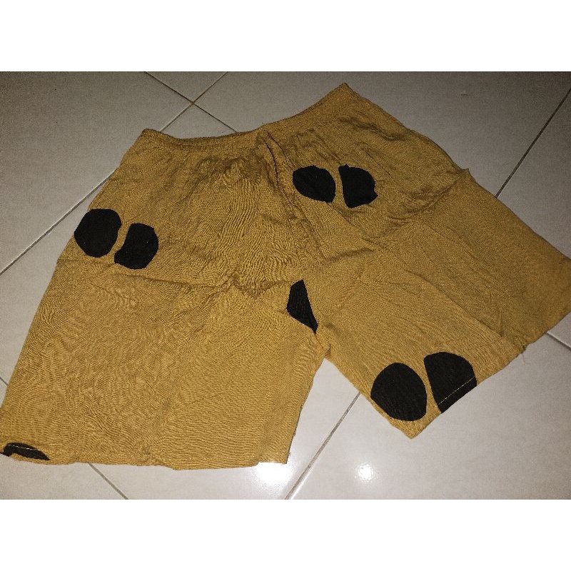 Celana Pendek Rumahan Rayon Motif Kopi