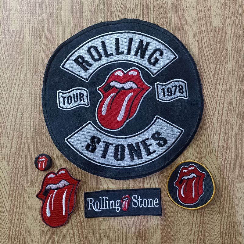 Backpatch bordir Roling Stone Premium