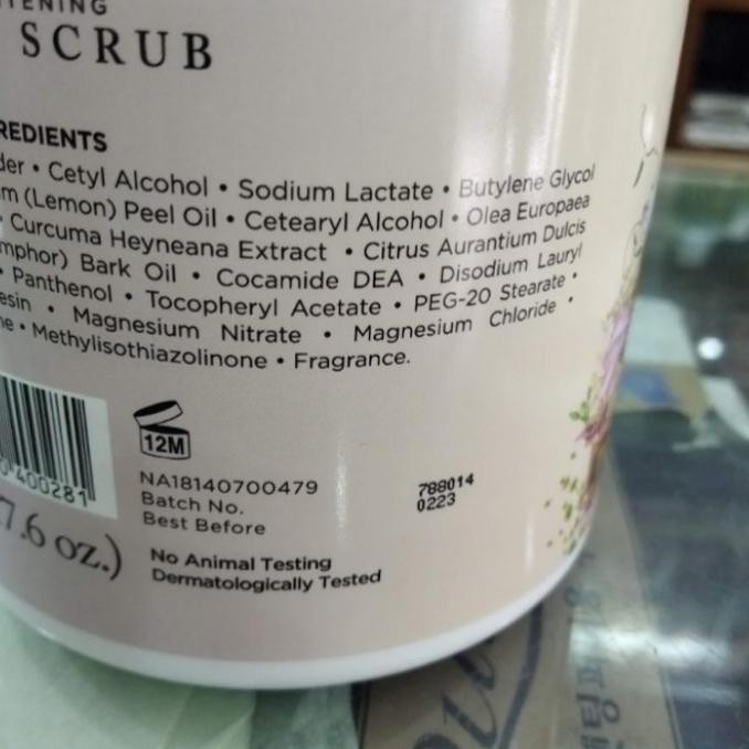 Body Scrub Dewi Sri Spa Martha Tilaar 500 G