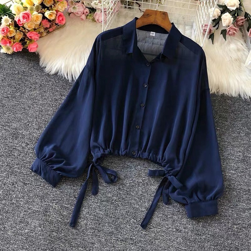 Russel Top Atasan Puffy Blouse Babydoll Fashion Muslim Wanita