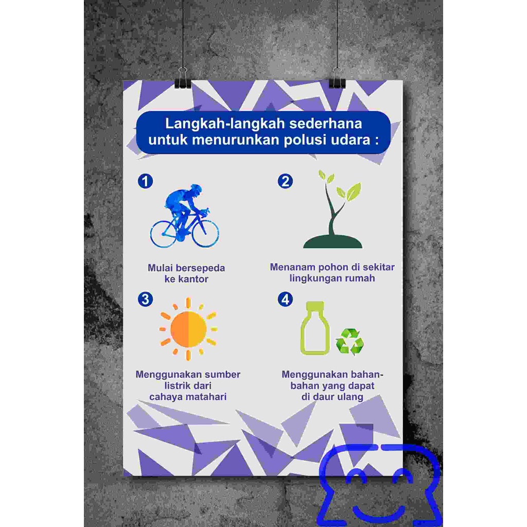 

Poster Pencemaran Udara – Langkah Sederhana menurunkan Polusi