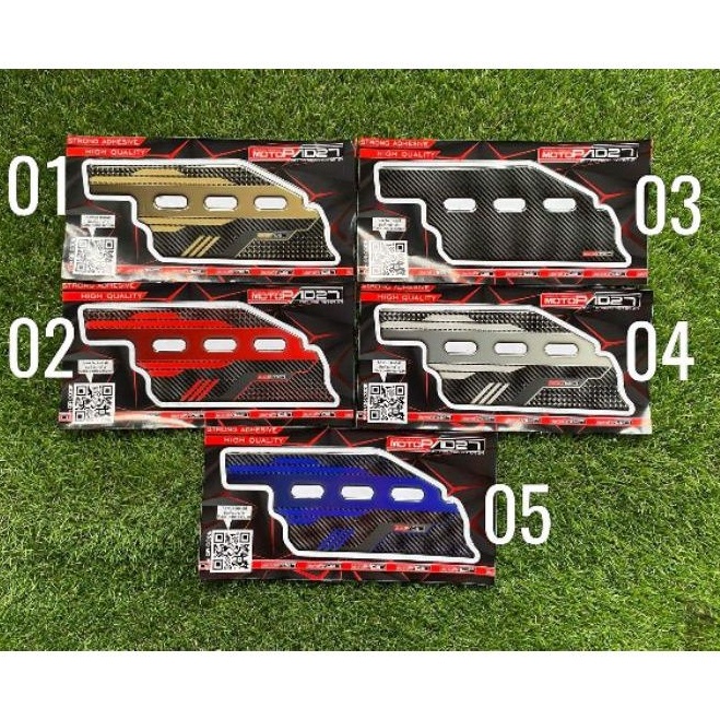 Sticker Resin timbul Tameng Pelindung Cover Knalpot Honda All New Pcx 160 2021